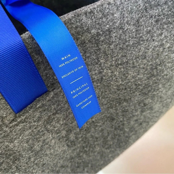 Kit and Ace Grey Large Felt Shopping Tote Bag - Picture 2 of 10